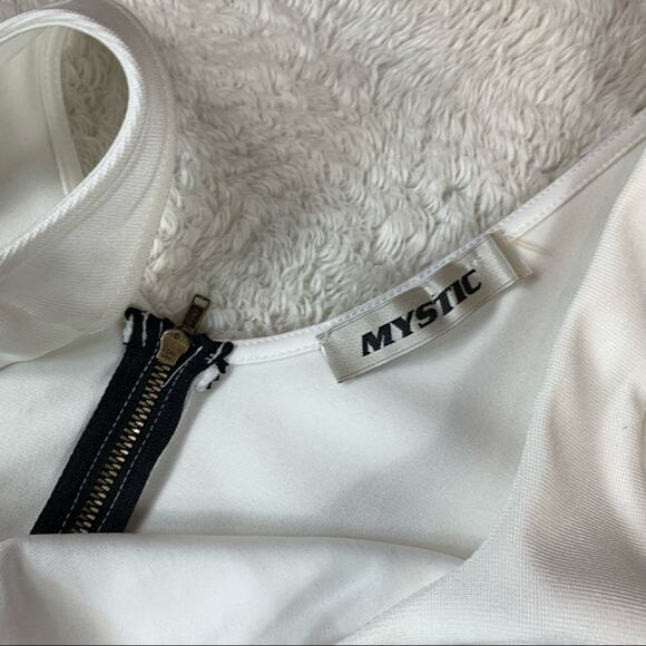 Mystic white and blue fit and flare skater dress, size small - Picture 7 of 8